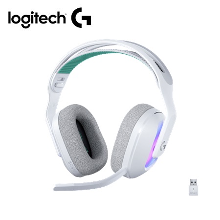 AUDIFONO C/MICROF. LOGITECH G522 90H LIGHTSPEED/BT/CABLE USB-C LIGHTSYNC RGB WHITE (981-001549)