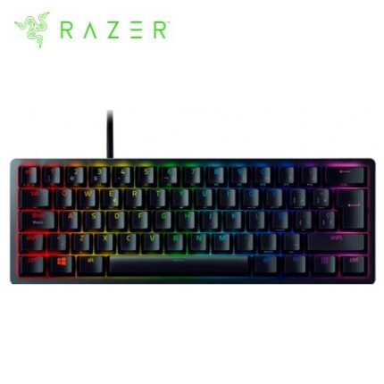 TECLADO RAZER HUNTSMAN MINI OPTO MECHANICAL USB-C SWITCH PURPLE 100M SP CHROMA BLACK (RZ03-03392900-R311)