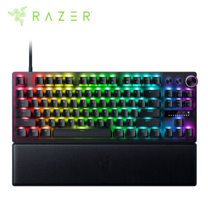 TECLADO RAZER HUNTSMAN V3 PRO TKL  OPTO MECHANICAL SWTICH ANALOGO US CHROMA BLACK (RZ03-04980200-R3U1)