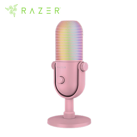 MICROFONO RAZER SEIREN V3 CHROMA USB STREAMING SUPERCARDIOIDE C/N SENSOR TOUCH SILENT QUARTZ (RZ19-05060300-R3U1)