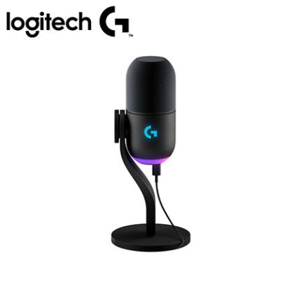MICROFONO LOGITECH YETI GX SUPERCARDIOID USB P/STREAMING RGB LIGHTSYNC BLACK (988-000568)